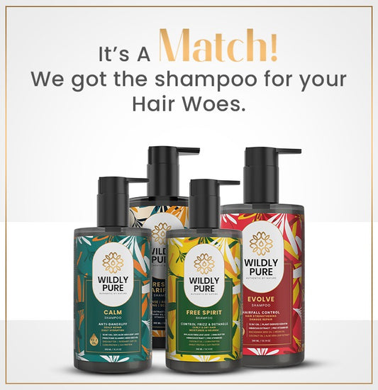 Itโs A Match! We got the shampoo for your Hair Woes.