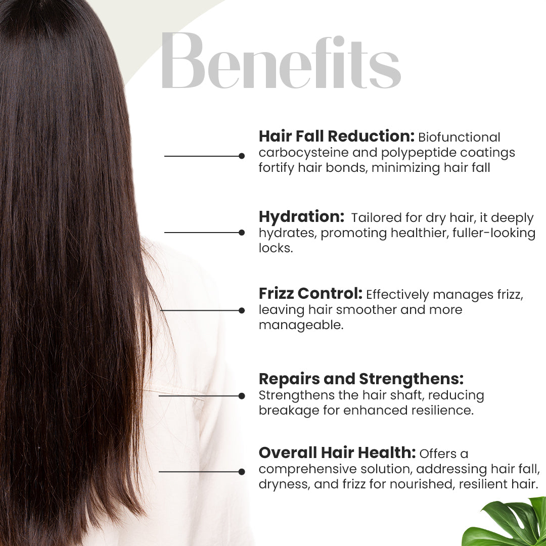 Evolve Hair fall Control Shampoo with Polypeptides & Biofunctional Carbocysteine 150ml