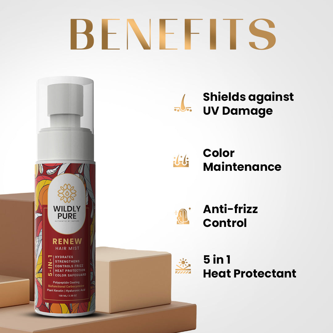 Renew Hair Mist-Advanced Protection and Restoration for Healthier, Shinier Hair