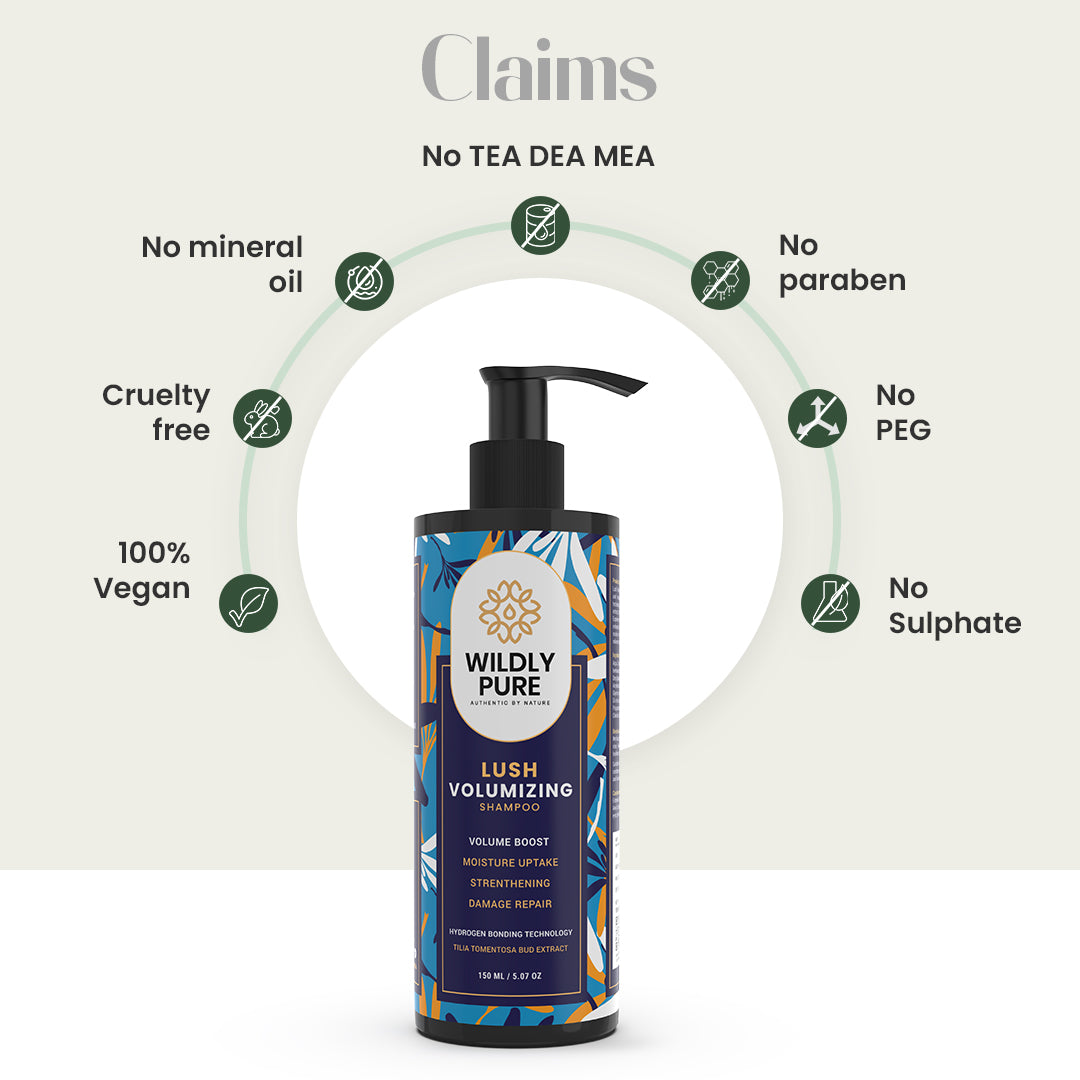 Volumizing Shampoo with Hydrogen Bonding Technology for Thin & Wavy Hair -150 ml