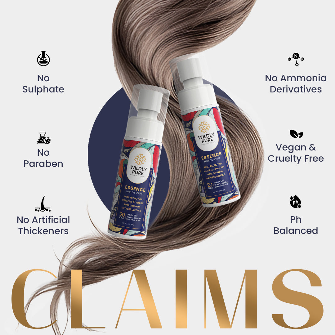 Essence Hair Oil Spray with Bio Elixir Blend & Olive Tree Fusion