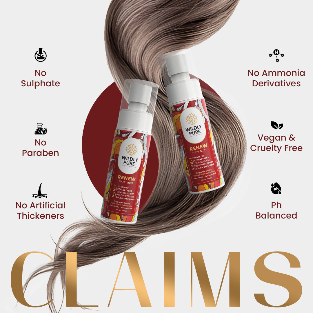 Renew Hair Mist-Advanced Protection and Restoration for Healthier, Shinier Hair