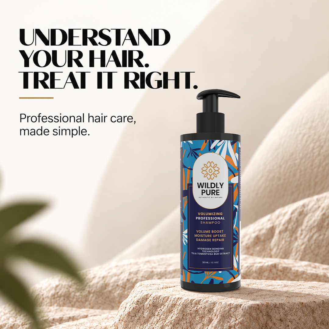 Volumizing Professional Shampoo – Hydrogen Bonding Technology for Thin & Flat Hair | 300 ml