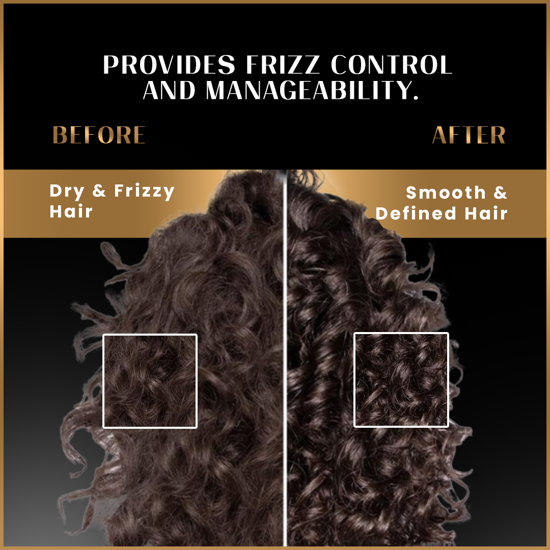 Frizz Reduction SHAMPOO & HAIR MASK combo for Curly, Dry and Frizzy Hair