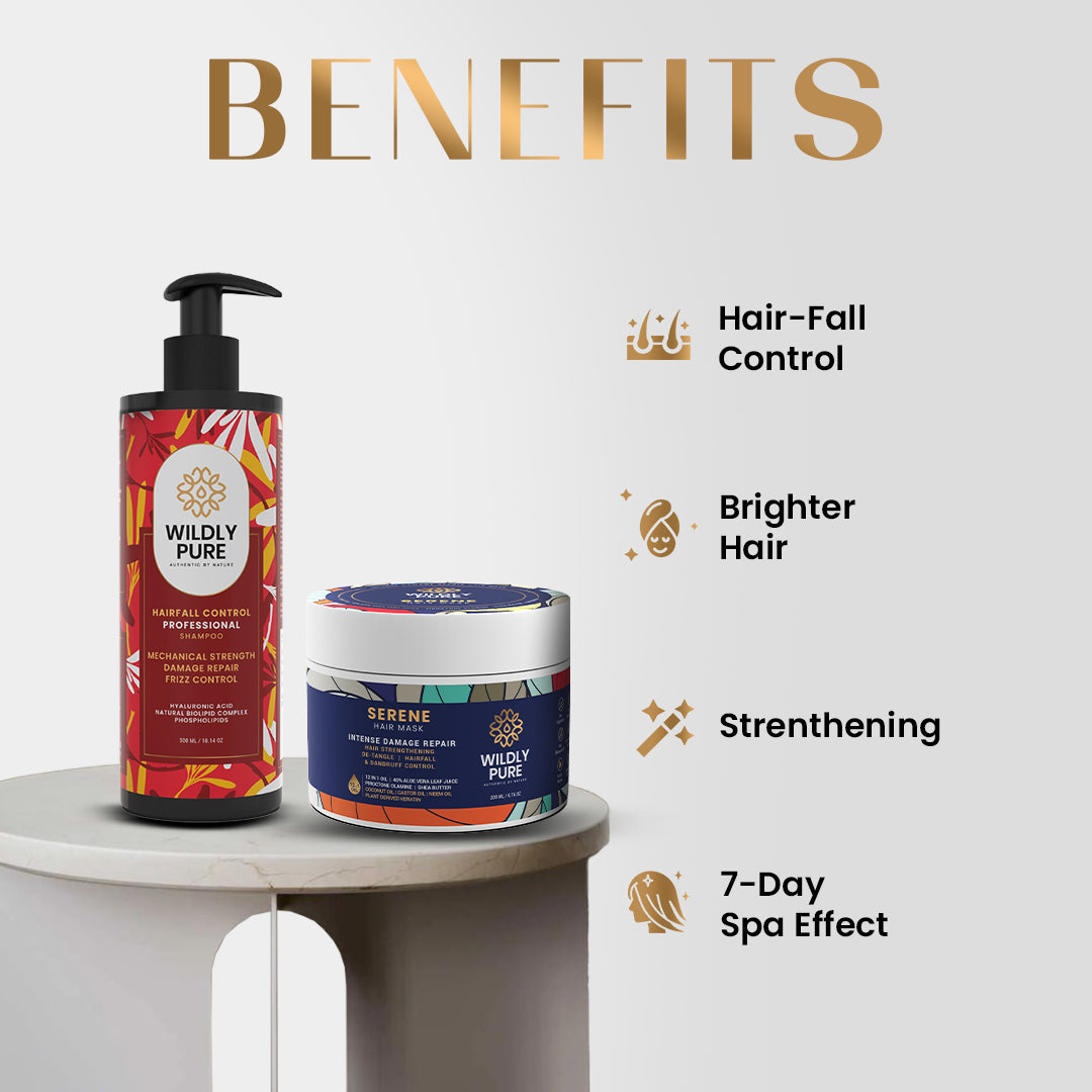 Ultimate 2 in 1 COMBO FOR Dry and Flacky Scalp 300ml + 200ml ( Pack of 2 )