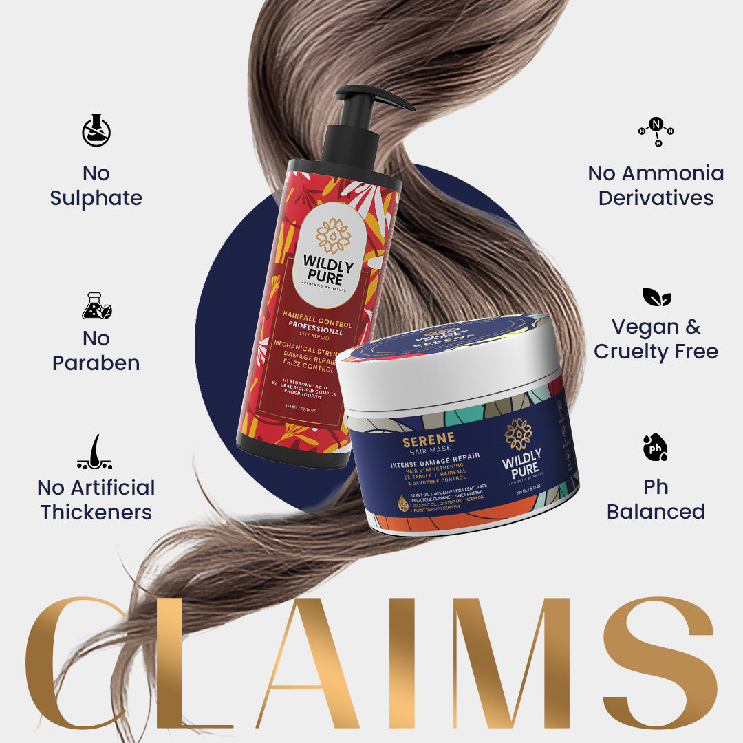 Ultimate 2 in 1 COMBO FOR Dry and Flacky Scalp 300ml + 200ml ( Pack of 2 )