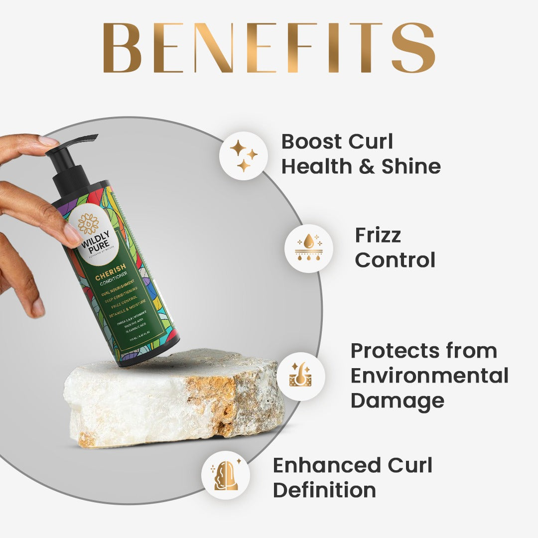 Cherish Conditioner for Dry and Frizzy Hair-150 ml