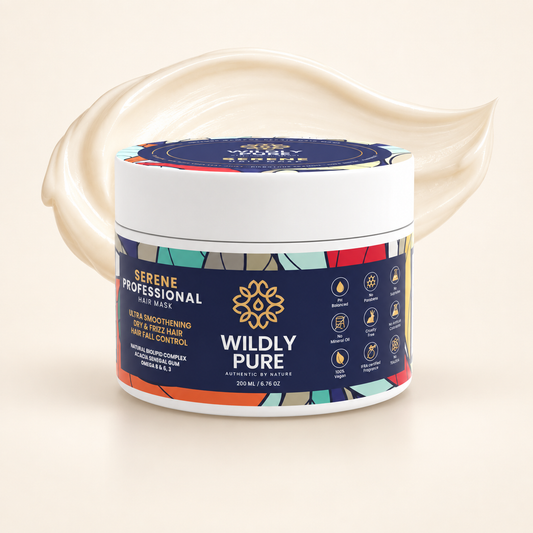 Serene Professional Hair Mask – Salon-Like Hair in 10 Min | 72-Hour Frizz Control
