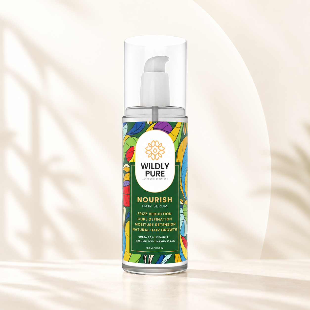 Nourish Professional Hair Serum – Humidity Frizz Control & Shine | 100 ml