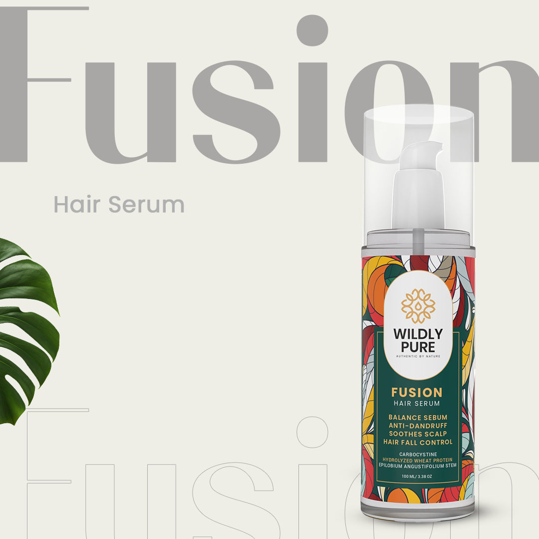 Fusion Hair Serum 2-in-1 Solution for Hair Fall and Dandruff with  Hyaluron Concentrate Formula