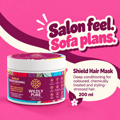 Shield Professional Hair Mask – Heat Styling Damage & Color Protection | 200 ml