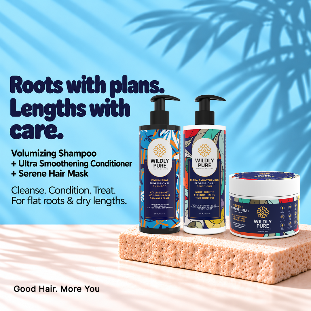 Volume Fusion Kit with Shampoo, Conditioner & Hair Mask Pack of 3
