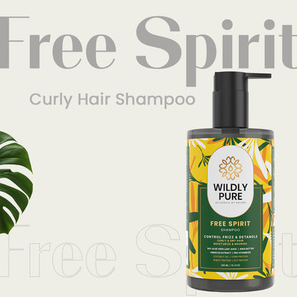 Free Spirit Anti Frizz Shampoo with Omega 3, 6, 9 for Nourishment & moisturization |300mL