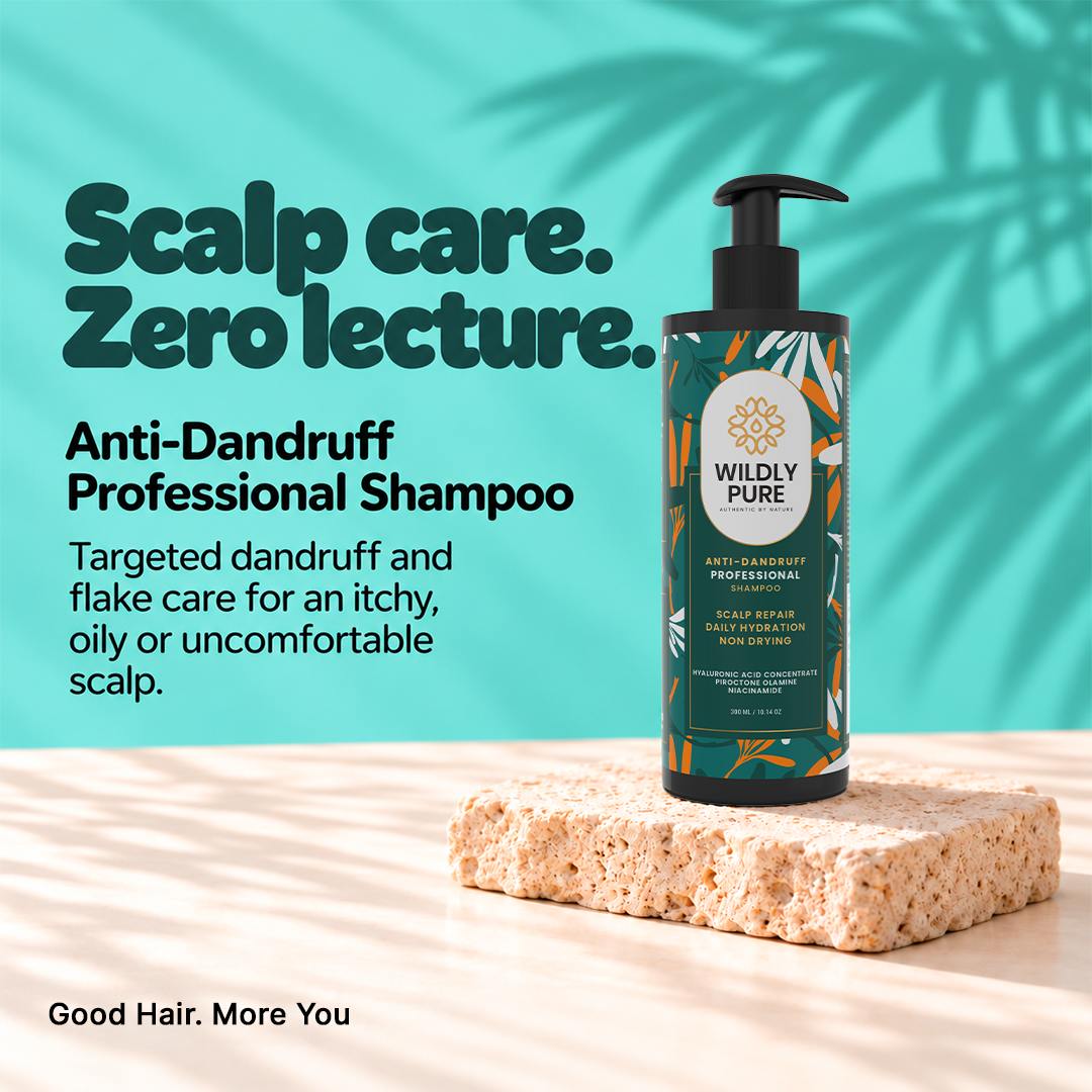Calm Professional Anti-Dandruff Shampoo – Flakes, Itching & Oily Scalp Care | 300 ml