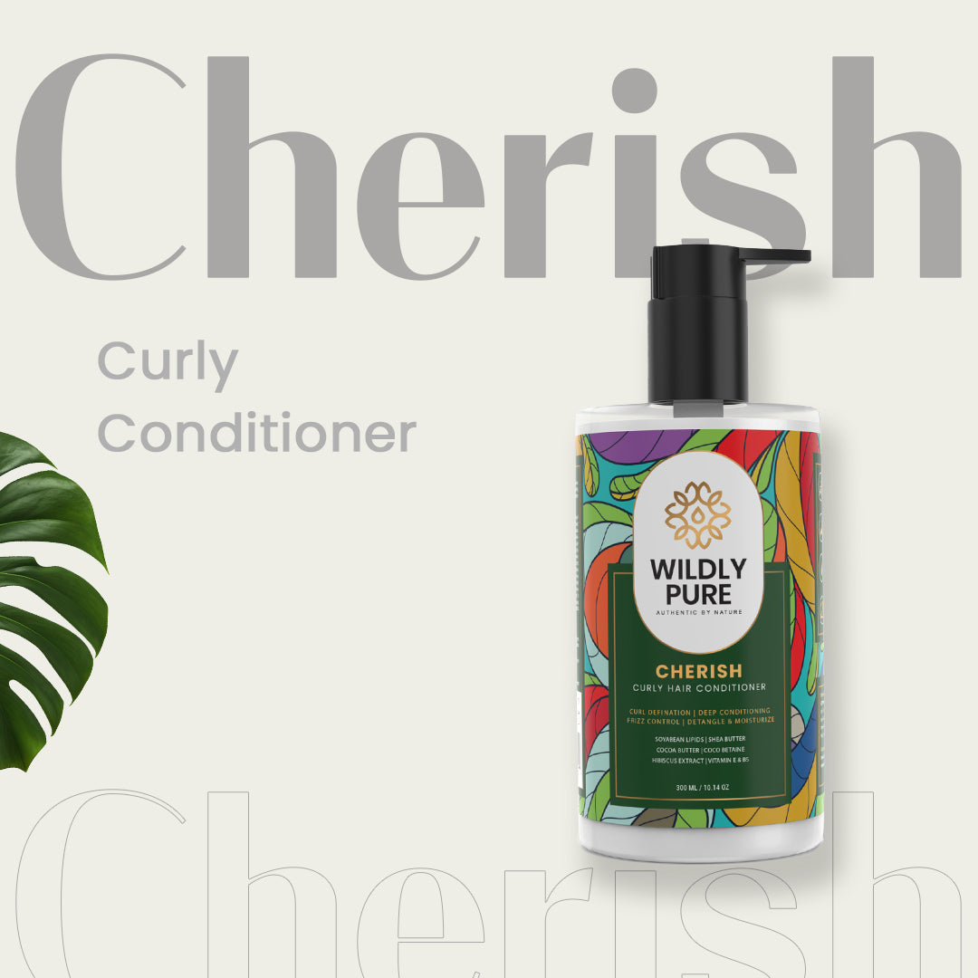 Cherish Curly Conditioner with Vitamin E and Tocopherols for Curly Hair