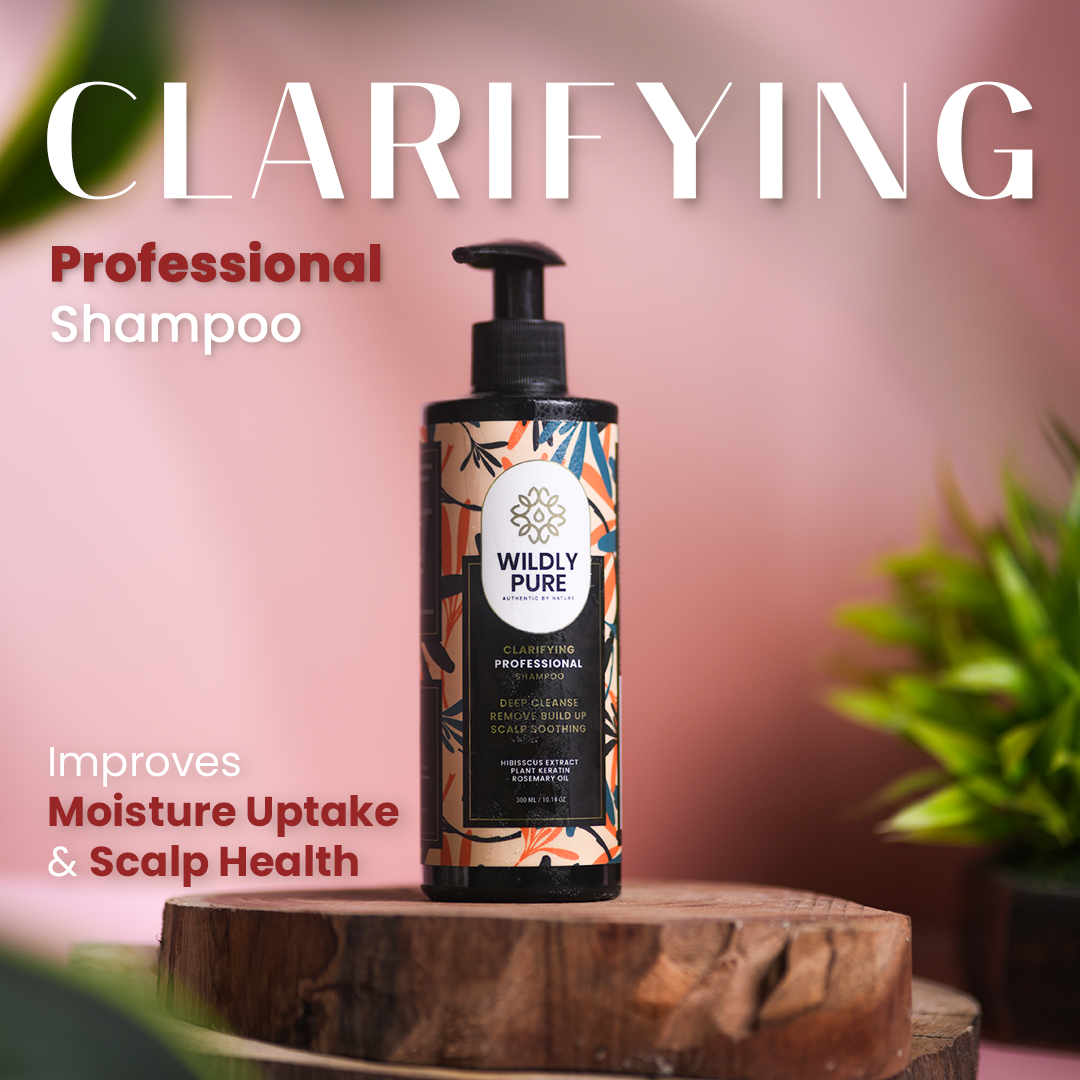 Clarifying Shampoo for Chemical Build Up, Low Porosity Hair & hard Water Damage