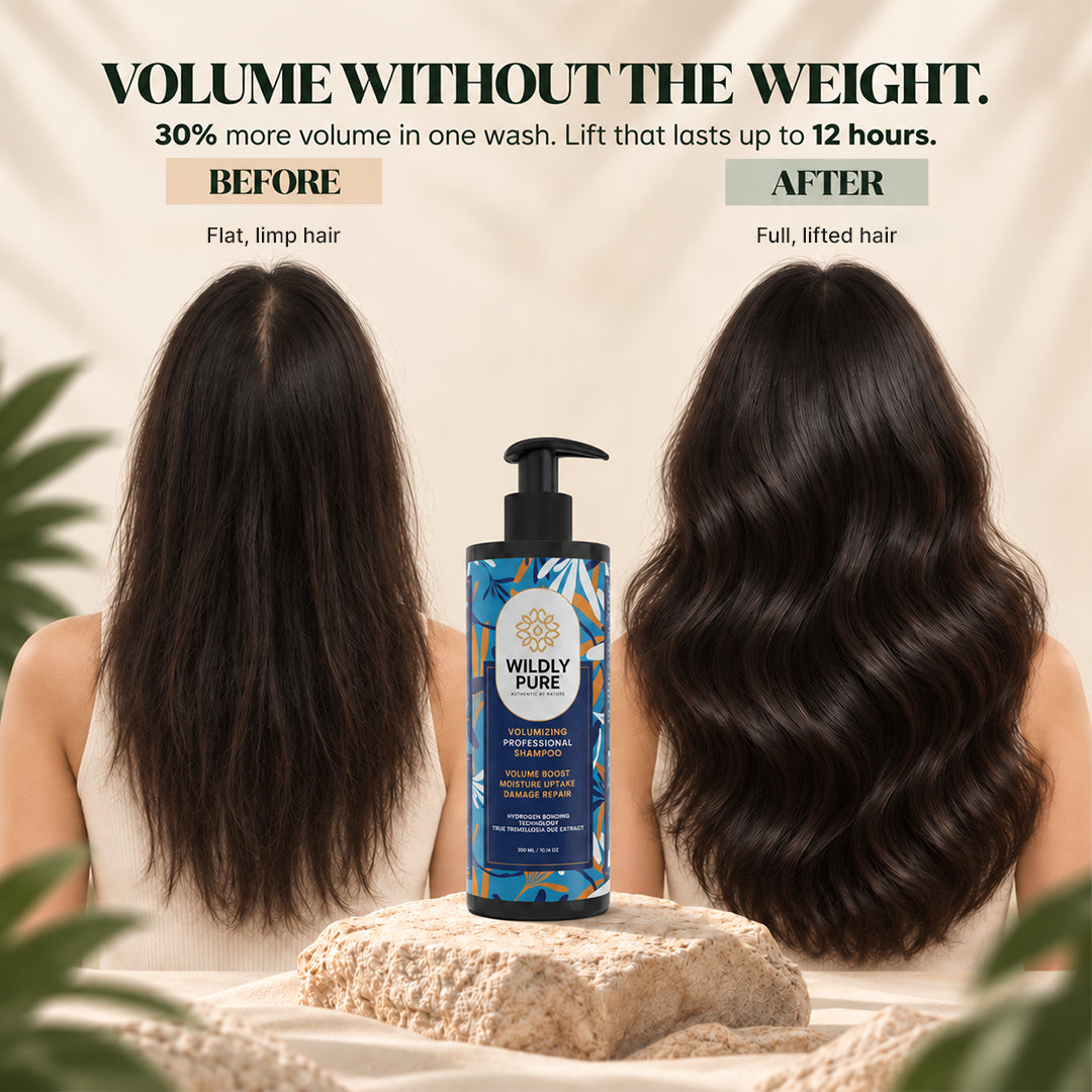 Volumizing Professional Shampoo – Hydrogen Bonding Technology for Thin & Flat Hair | 300 ml