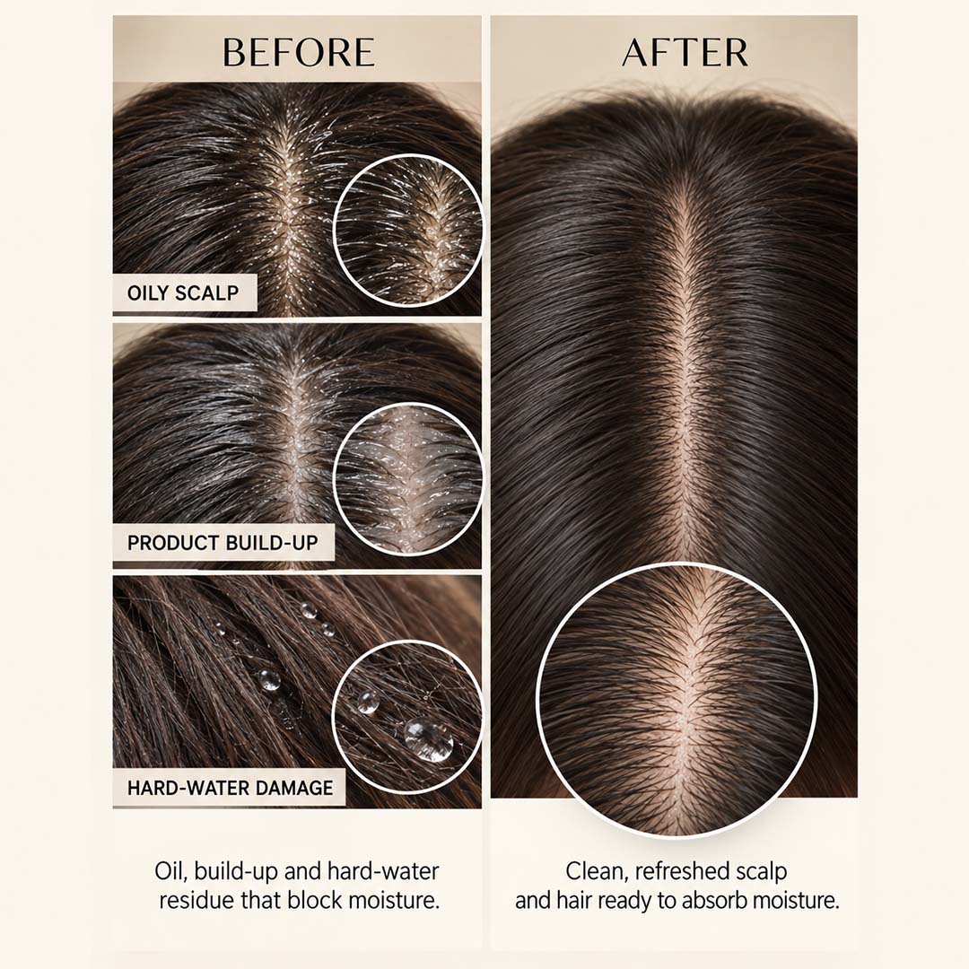 Reset Professional Clarifying Shampoo – Oily Scalp, Build-Up & Hard Water Care | 300 ml