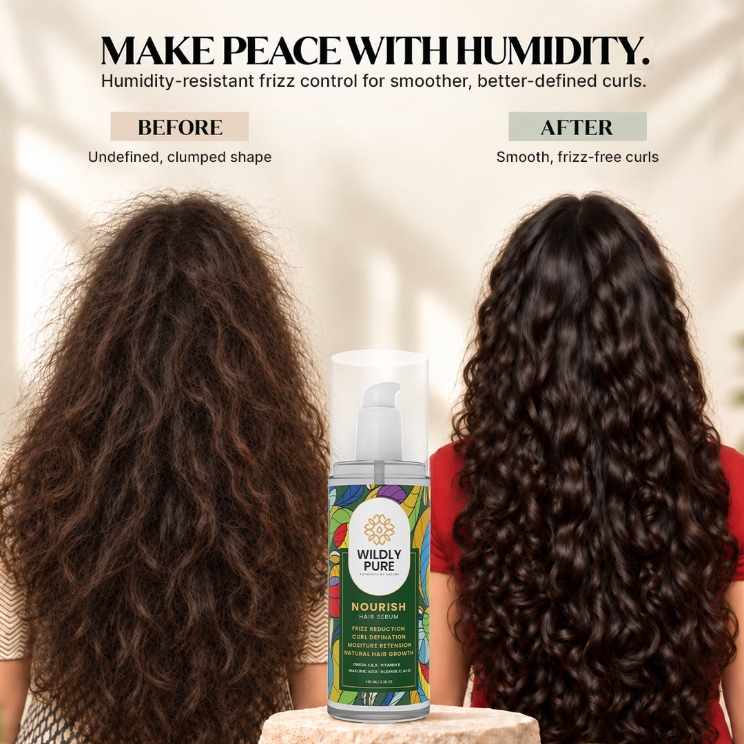 Nourish Professional Hair Serum – Humidity Frizz Control & Shine | 100 ml