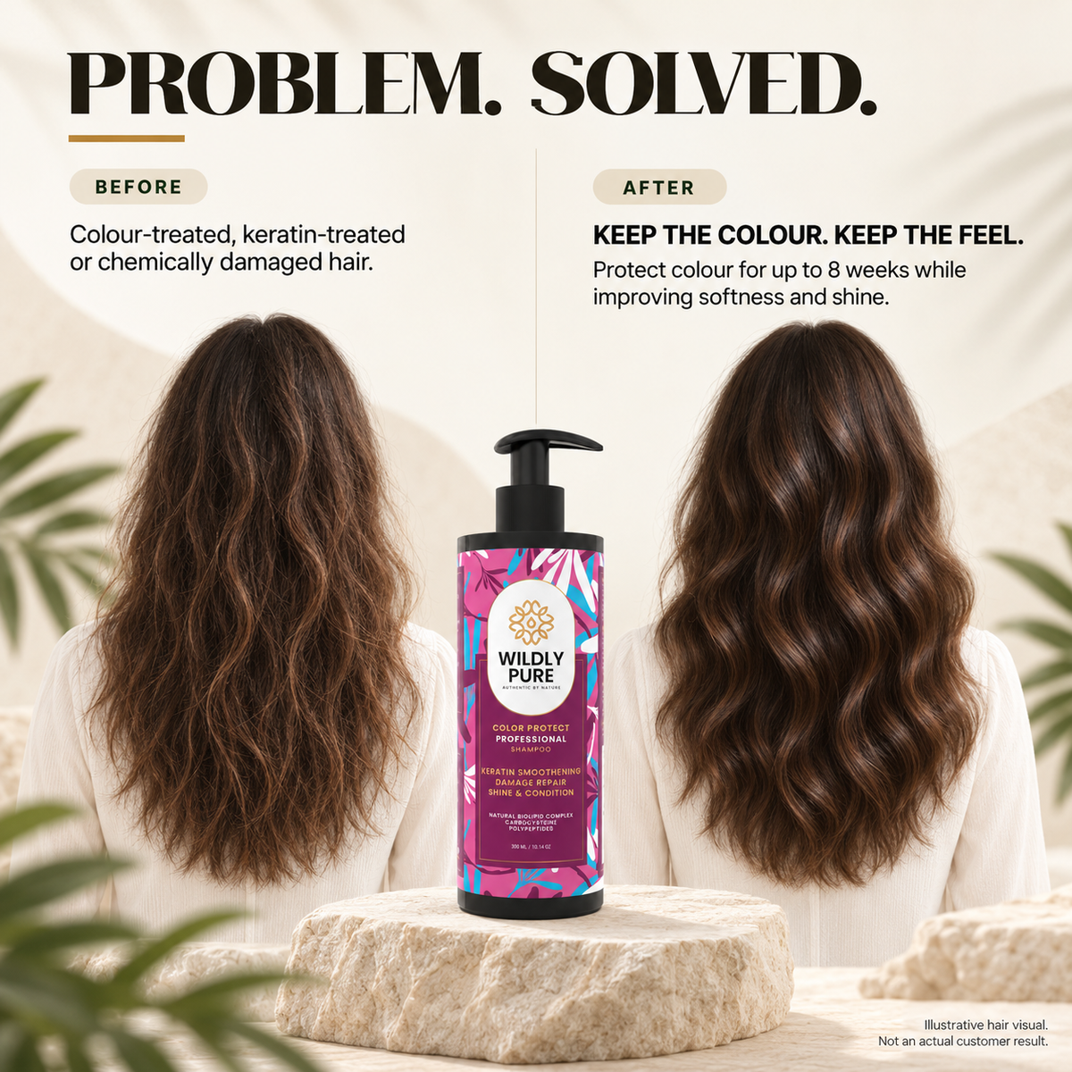 Enrich Professional Color Protect Shampoo – Smoothening & Damage Care | 300 ml