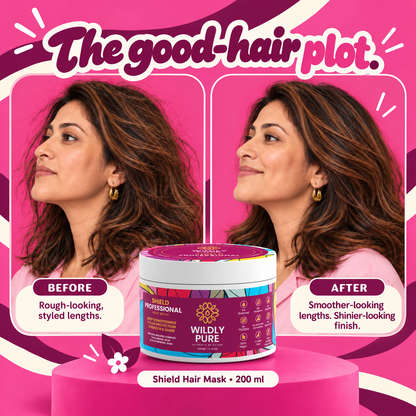 Shield Professional Hair Mask – Heat Styling Damage & Color Protection | 200 ml