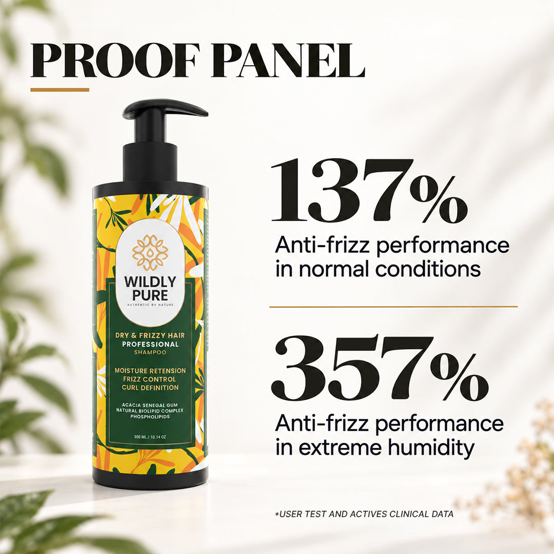 Free Spirit Professional Dry & Frizzy Hair Shampoo – Anti-Frizz Care | 300 ml