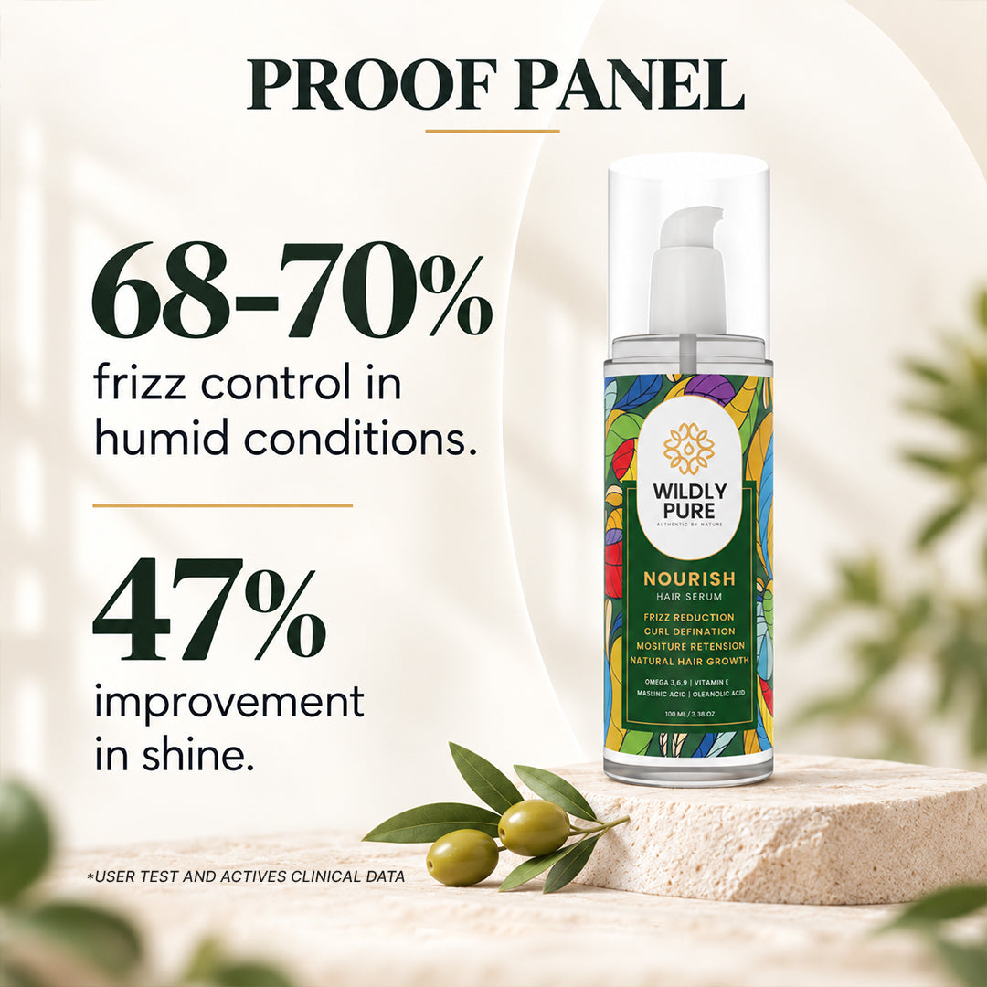Nourish Professional Hair Serum – Humidity Frizz Control & Shine | 100 ml