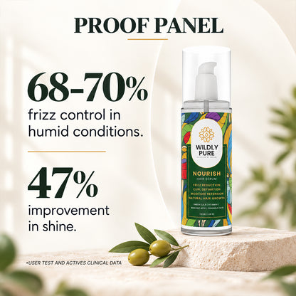 Nourish Professional Hair Serum – Humidity Frizz Control & Shine | 100 ml