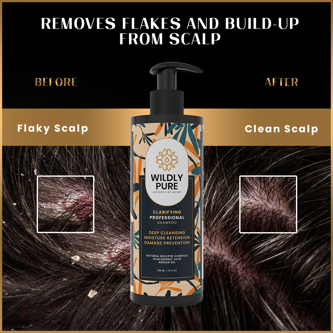 Clarifying Shampoo for Chemical Build Up, Low Porosity Hair & hard Water Damage