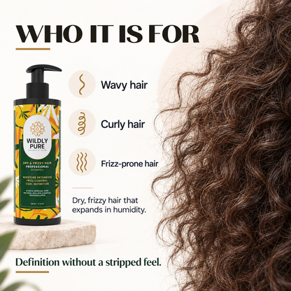 Free Spirit Professional Dry & Frizzy Hair Shampoo – Anti-Frizz Care | 300 ml