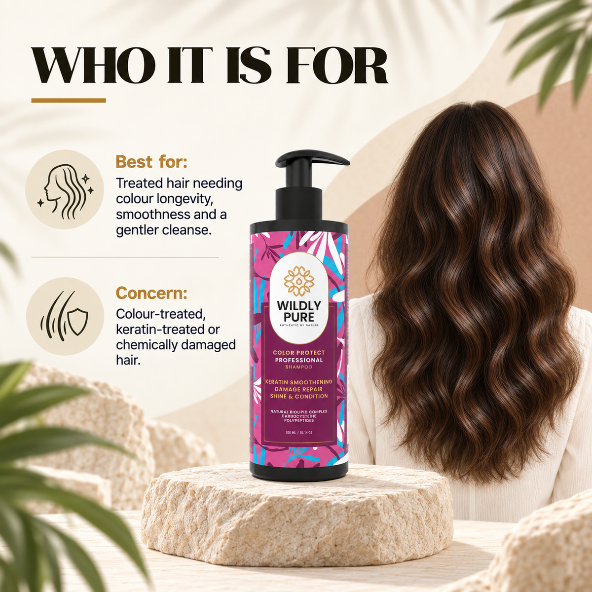 Enrich Professional Color Protect Shampoo – Smoothening & Damage Care | 300 ml