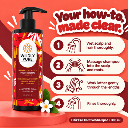 Evolve Professional Hair Fall Control Shampoo – Strength & Damage Care | 300 ml