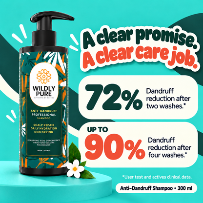 Calm Professional Anti-Dandruff Shampoo – Flakes, Itching & Oily Scalp Care | 300 ml