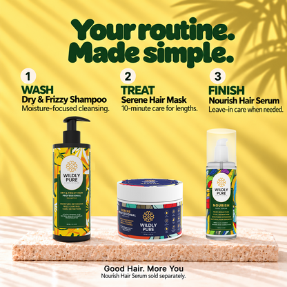 Frizz Reduction SHAMPOO & HAIR MASK for Curly Hair