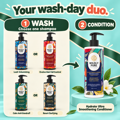 Hydrate Professional Ultra Smoothening Conditioner – 72H Deep Conditioning | 300 ml