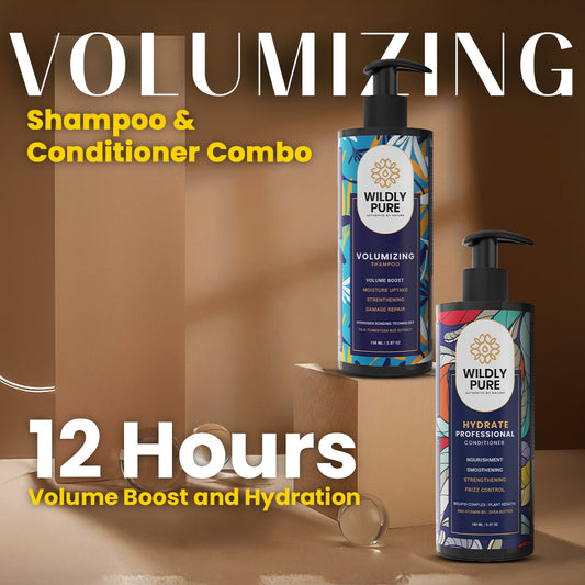 Volumizing shampoo and conditioner combo with Hydrogen Bonding & Biolipid Complex 150ml x 2