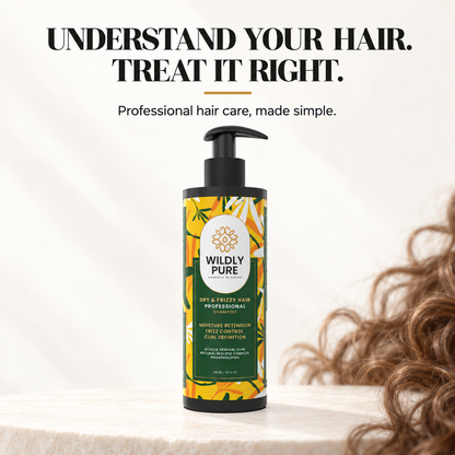 Free Spirit Professional Dry & Frizzy Hair Shampoo – Anti-Frizz Care | 300 ml