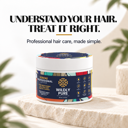 Serene Professional Hair Mask – 10 Min Salon-Like Hair | 72H Frizz Control | Pack of 2 (400 ml)