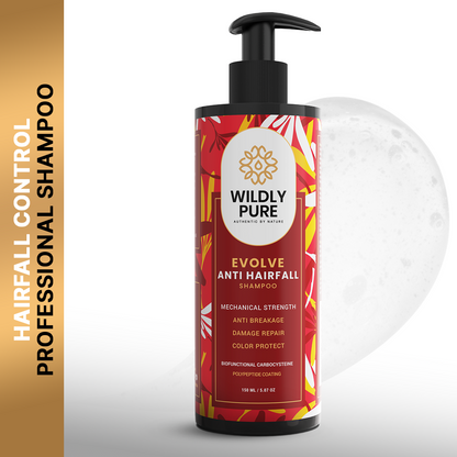 Evolve Hair fall Control Shampoo with Polypeptides & Biofunctional Carbocysteine 150ml