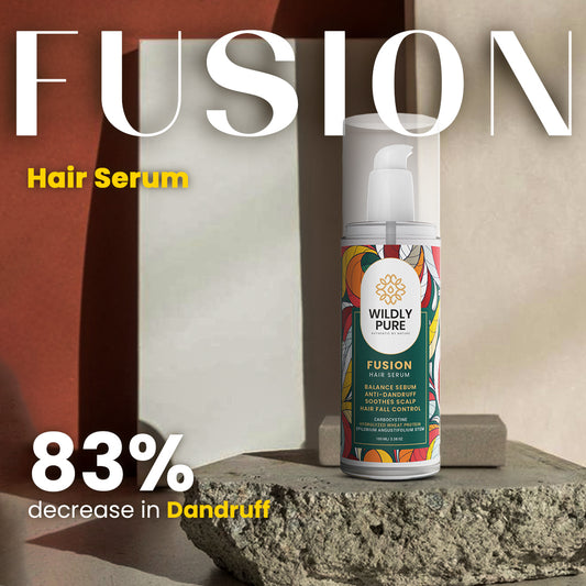 Fusion Hair Serum 2-in-1 Solution for Hair Fall and Dandruff with  Hyaluron Concentrate Formula