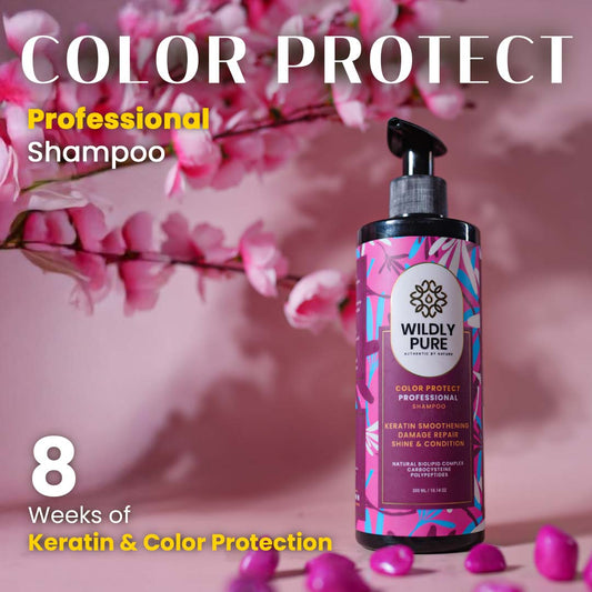Enrich Plant Keratin Shampoo with Biotin for Strengthening & Color Protection