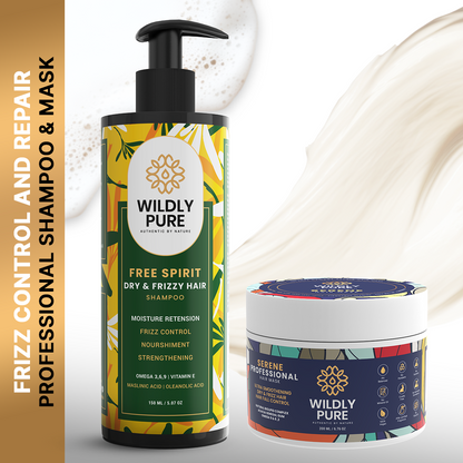 Frizz Reduction SHAMPOO & HAIR MASK for Curly Hair