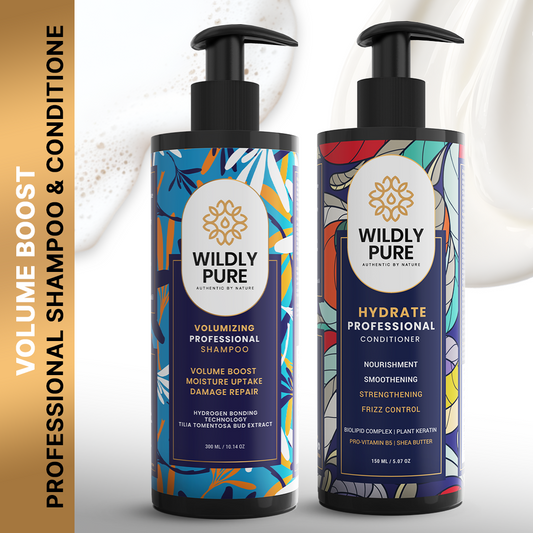 Volumizing shampoo and conditioner combo with Hydrogen Bonding & Biolipid Complex 150ml x 2