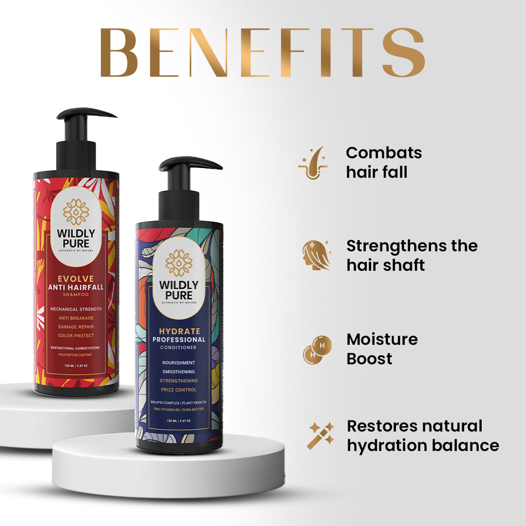 Hairfall Controll SHAMPOO & CONDITIONER Combo for Dry Damaged Hair