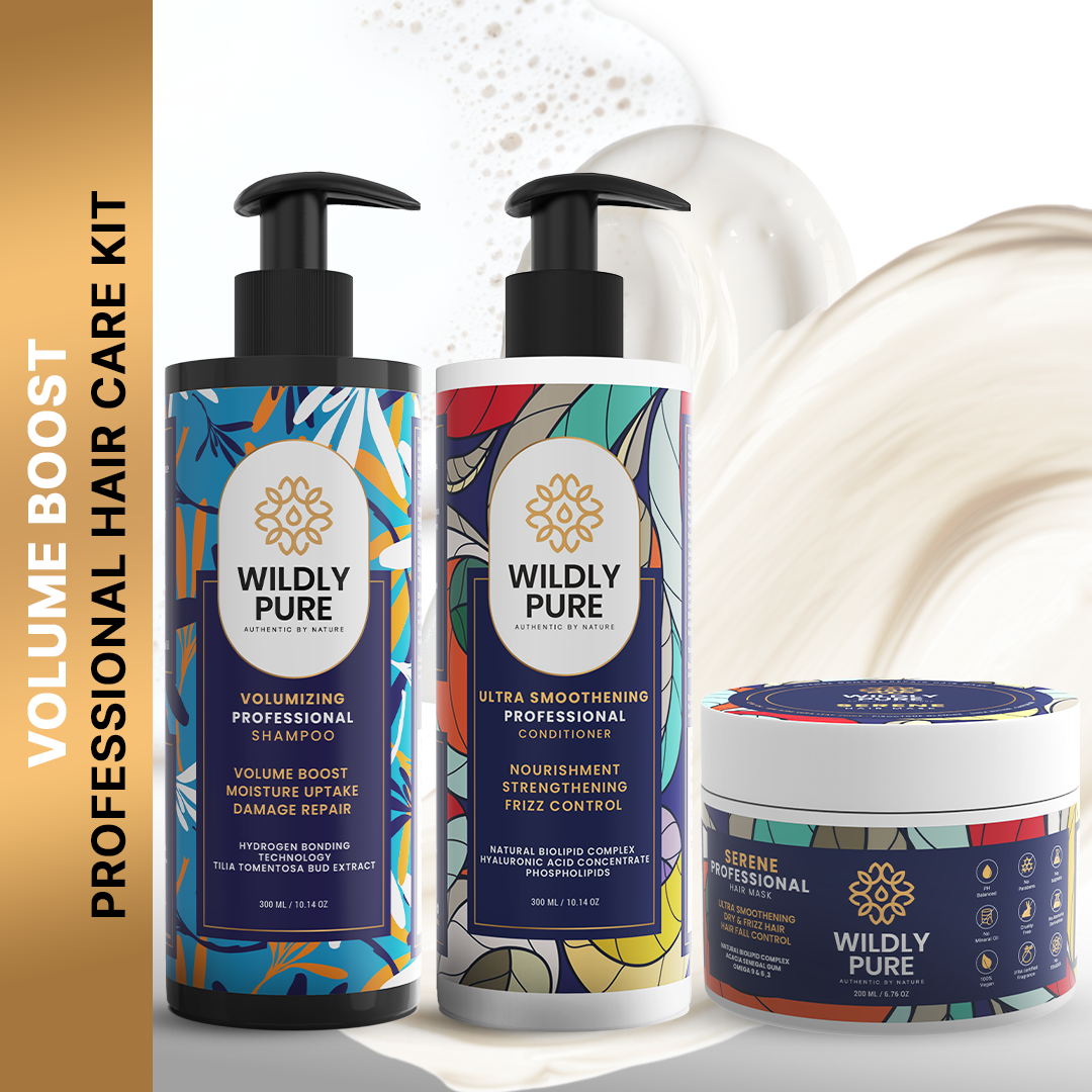 Volume Fusion Kit with Shampoo, Conditioner & Hair Mask Pack of 3