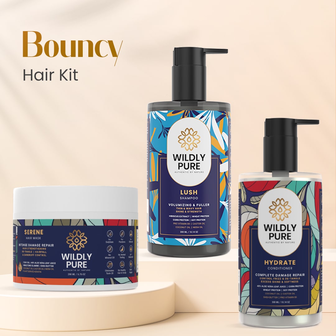 Volume Fusion Kit with Shampoo, Conditioner & Hair Mask Pack of 3