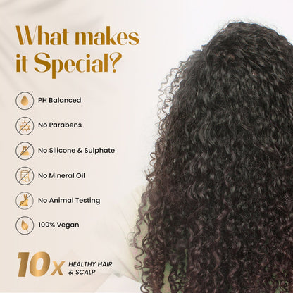 Frizz-Free Curl Care Kit with Shampoo, Conditioner & Hair Mask Pack of 3