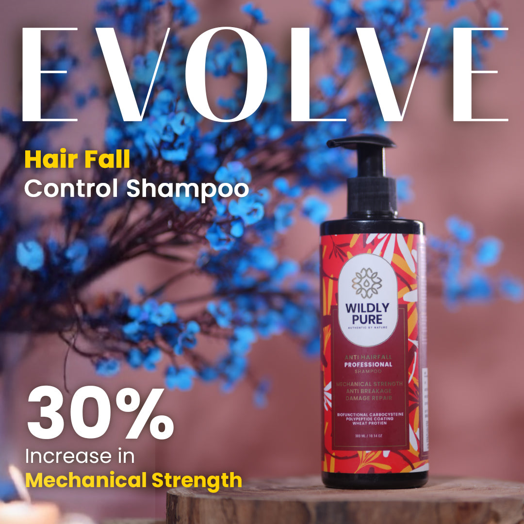 Evolve Hair fall Control Shampoo with Polypeptides & Biofunctional Carbocysteine