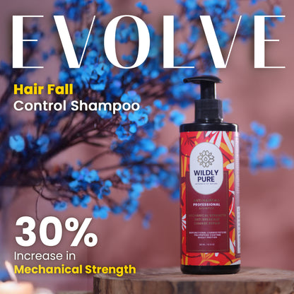 Evolve Hair fall Control Shampoo with Polypeptides & Biofunctional Carbocysteine