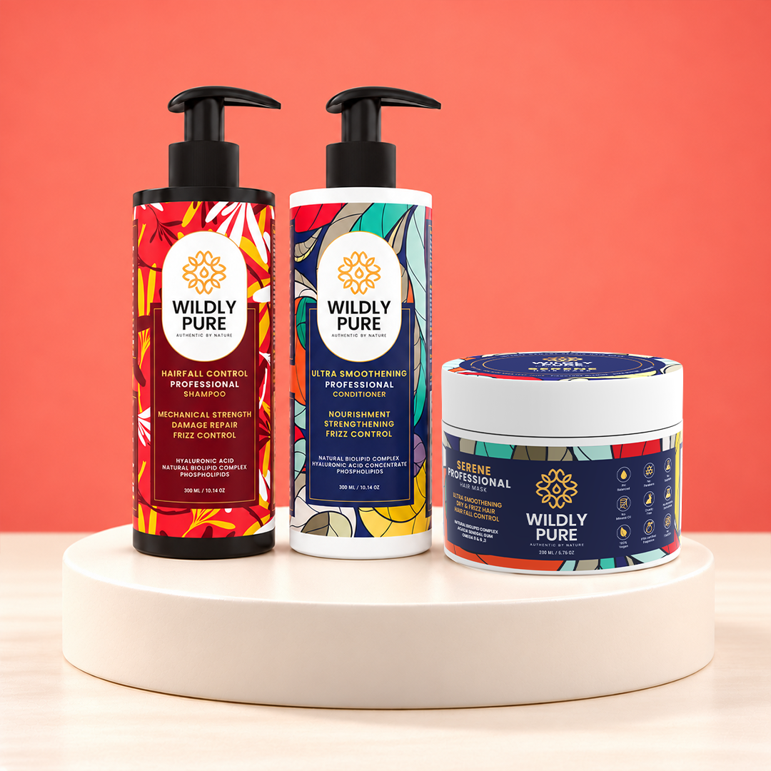 Hair fall Control Kit- EVOLVE HAIR-FALL CONTROL SHAMPOO HYDRATE Conditioner & SERENE Hair Mask